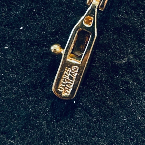 Sterling Silver Gold Plated Mystic Topaz Bracelet - Picture 4 of 6